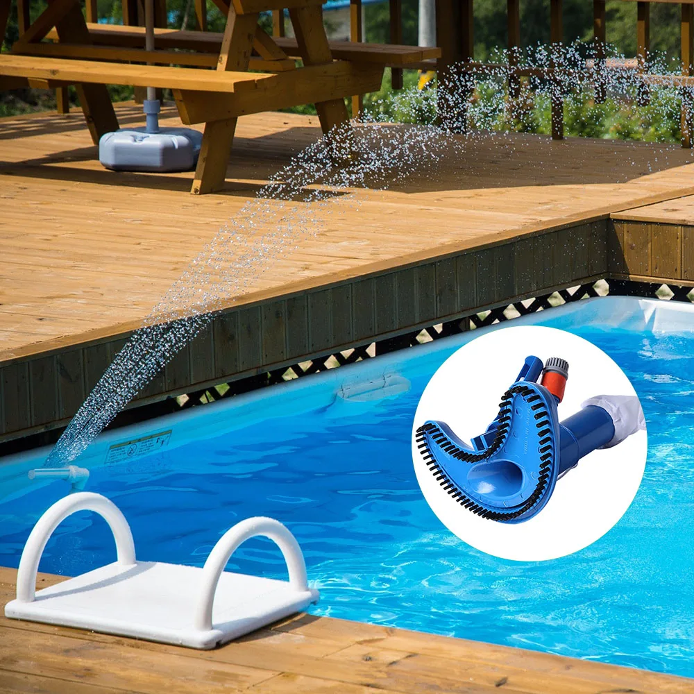 Swimming Pool Vacuum Cleaner Swimming Pool Cleaning Tool Tip Pond Fountain Brush Cleaner Zooplankton Body Cleaning Tool Set