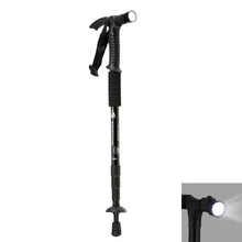 Телескопическая трость для пожилых мужчин и женщин тростниковый тростник с светодиодный подсветкой костыли для пожилых матерей отцов