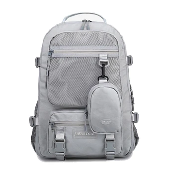 

Girls Laptop Backpacks Men Bagpack Women Travel Backpack School Bags Bag for Boys Teenage Gray