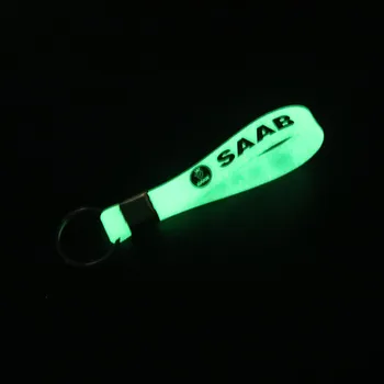 

Luminous Silicone Car keyring Car Case For Saab 93 95 Saab 9-3 9-5 900 9000 Accessories Automobiles car styling