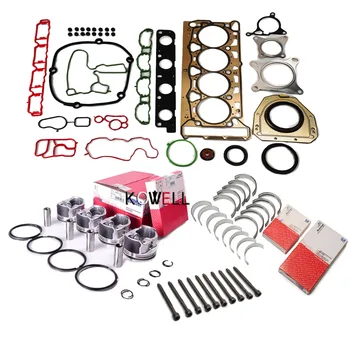 

Engine Pistons Rings Seals Rebuild Set Overhaul Rebuild Pistons Rings For VW AUDI SEAT SKODA 1.8 TSI CDA CDH CDAA CDAB CDHA CDHB