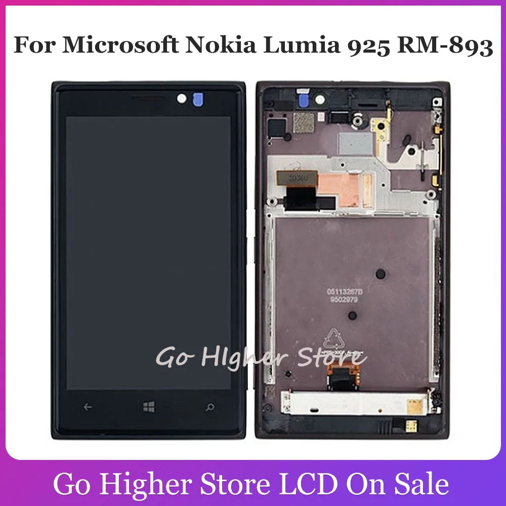 4 5 &quotоригинальный для Microsoft Nokia Lumia 925 RM-893 ЖК-дисплей сенсорный экран дигитайзер