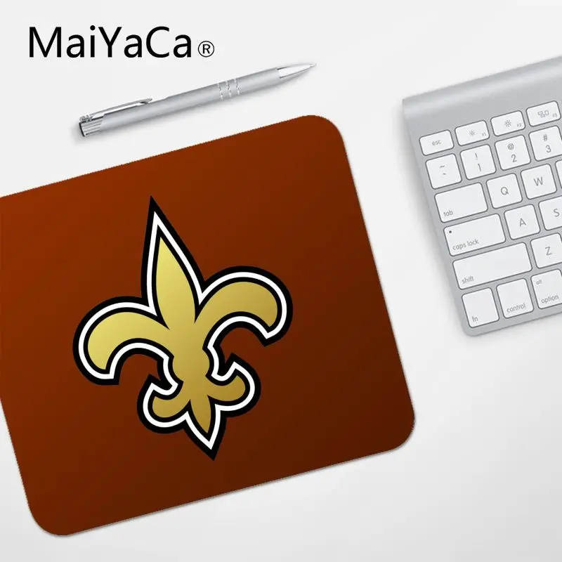 MaiYaCa Высокое качество Орлеан и святых заказной Ноутбук игровой коврик для мыши Гладкий блокнот для письма настольные компьютеры мат игровой коврик для мыши