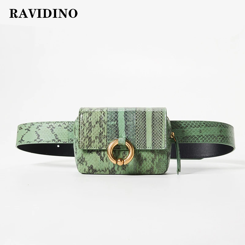 

2019 Belt Bags Design Waist Bags Fanny Pack For Women High-end Leather Serpentine Lady Hot Sale Phone Bag Handy Bum Bag