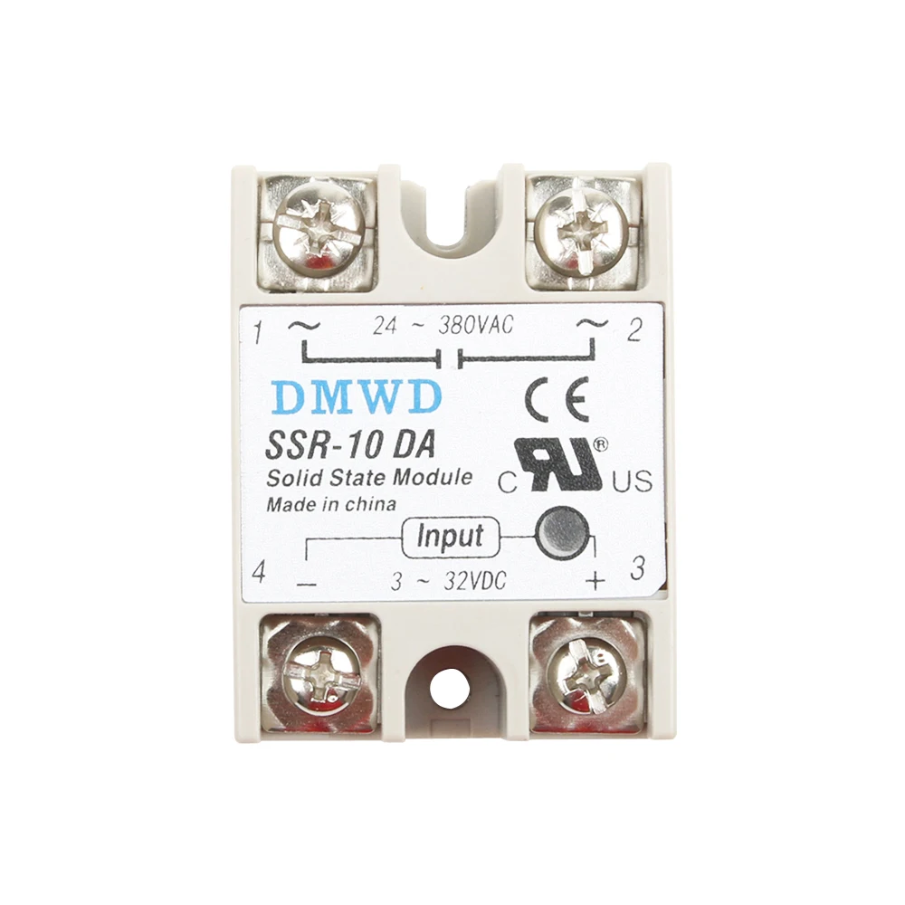 Твердотельные реле SSR-10DA SSR-25DA SSR-40DA 10A 25A 40A на самом деле 3-32 В постоянного тока в переменный 24-380V AC SSR 10DA 25DA 40DA