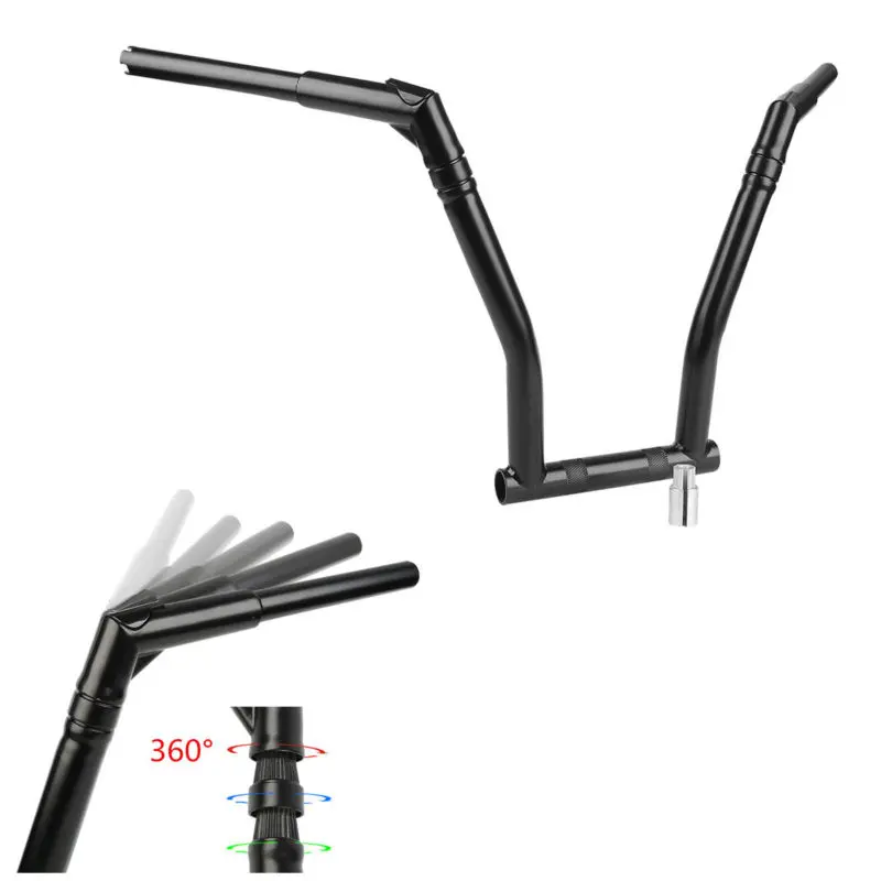 

TCMT 14" Rise 1.25" 1-1/4" Handlebar For Harley Dyna Wide Glide Switchback Fat Bob FLD Softail Slim FLS FLSTC FLSTF FLSTFB