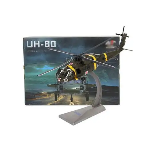 1/72 Металл UN-60 черный ястреб Вертолет зеленый подарок статическая военная модель самолета TH09611