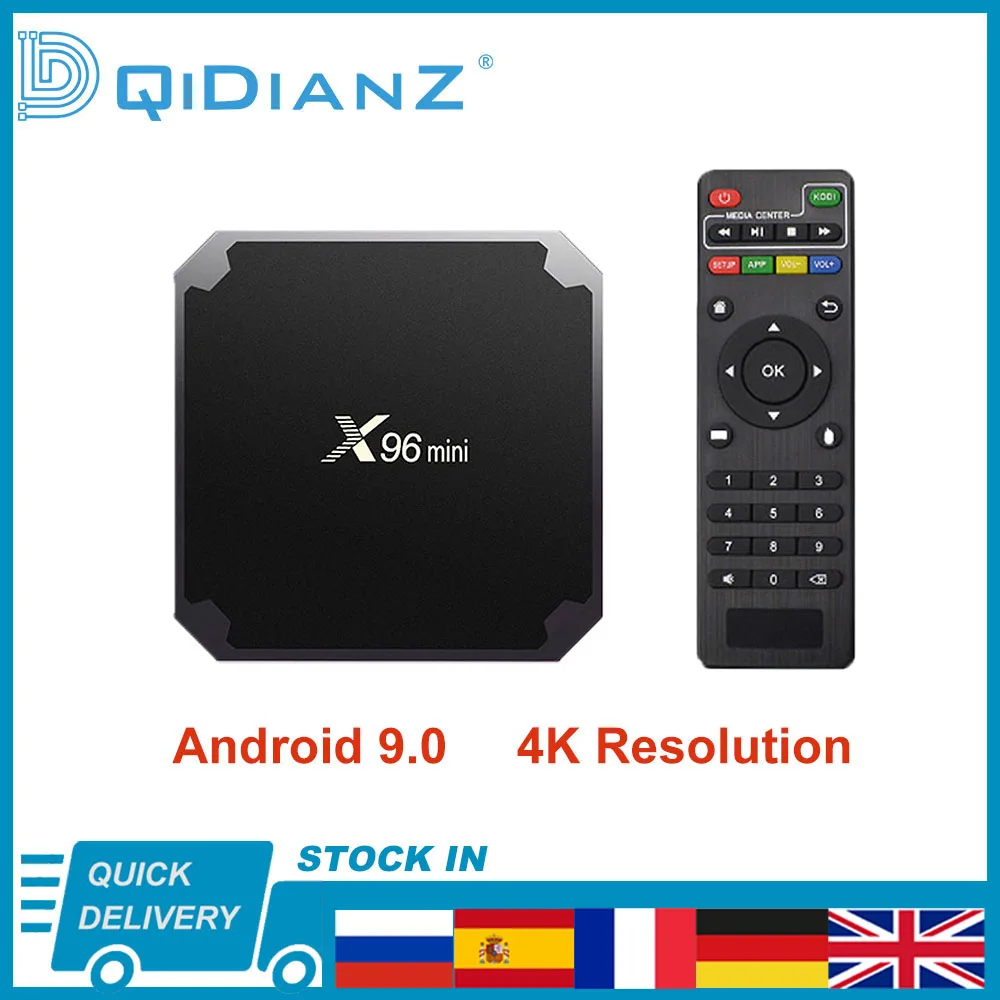 Media-Player Tv-Box X96mini Android Amlogic S905w 4K 1080P Wireless 2 WIFI 4G Quad-Core