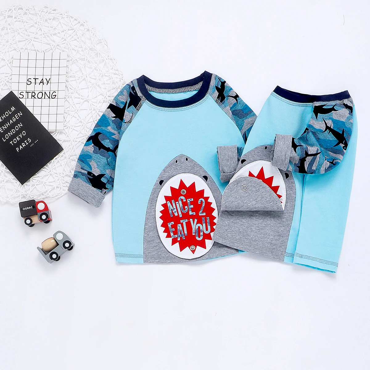 

Baby Boy Cartoon T-Shirt Cotton Toddler Infant Funny Shark Print T shirt Blouse Kids Newborn Boys Girls tshirt Casual Clothes