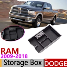 Для Dodge ram 1500 ram 1500 DS DJ 2009~ подлокотника ящик для хранения, автомобильный Органайзер аксессуары 2010 2011 2012