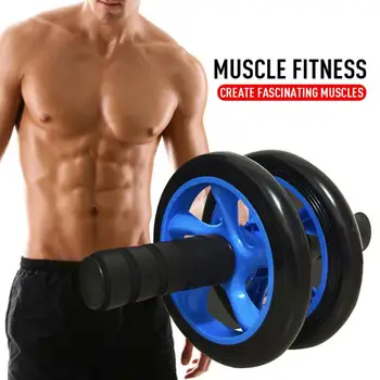 

Latest Abdominal Wheel Ab Roller Fitness wheel Work out the perfect abs Exercise abdominal muscles Double-wheeled belly Rollers