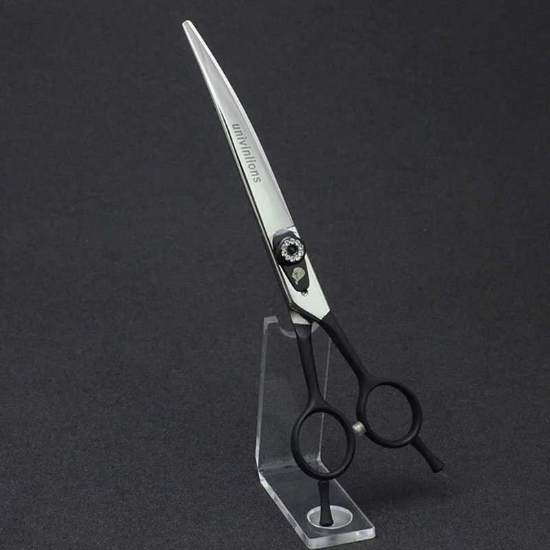 7" Down Curved Shears Pet Dogs Gromming Scissors Sharp Edge Animals Cat Downward Cutting Stainless Steel Barber Cutting Tools