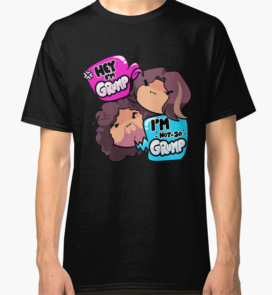 لعبة Grumps يا أنا Grump الرجال السود تيز قميص الملابس تنفس بلايز تي شيرت Aliexpress