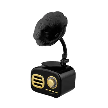 

Retro Wood Portable Mini Bluetooth Speaker Wireless Loudspeaker Outdoor Speaker Sound System TF FM Radio Music Subwoofer