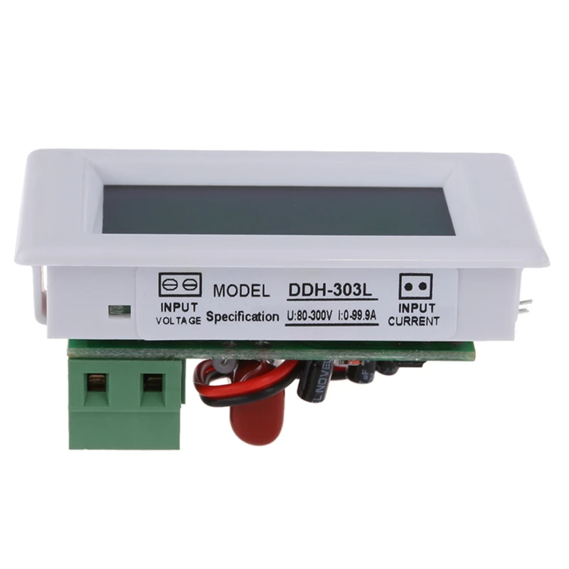 D85-2042 AC80-300 V 0-100A вольтметр ЖК-цифровой измеритель напряжения белый