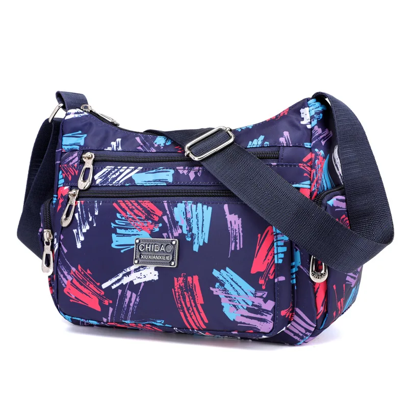 CHIBAO Оксфорд сумка через плечо светлая ткань сумка рюкзак нейлон женская Холщовая Сумка среднего возраста мама сумка большая сумка