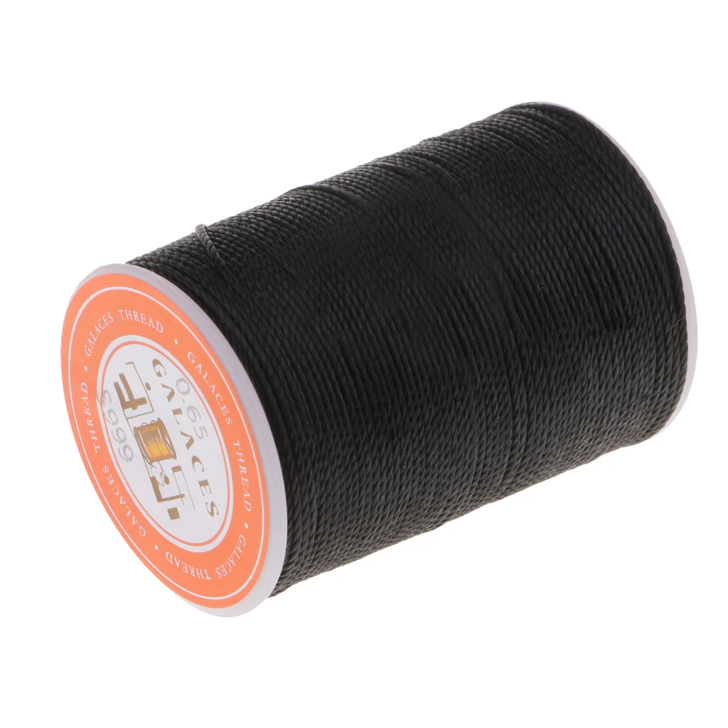 0.65 Mm Round Polyester Cord for Sewing Waxed Leather Thread for