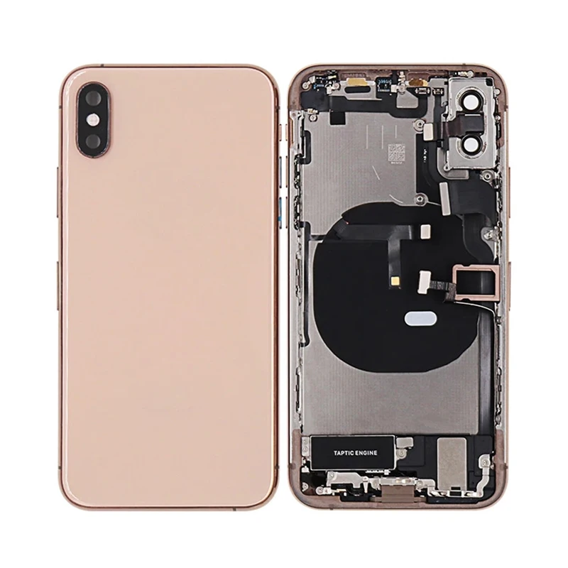 Полный комплект Задняя крышка батареи для iphone XS полный корпус
