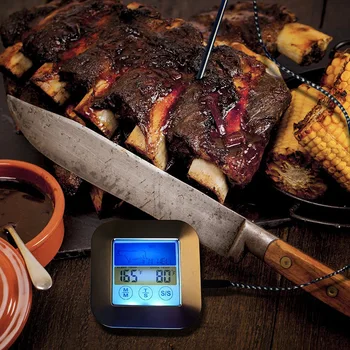 

Thermometer with 3 Probes Waterproof Temperature Probes perfect Meat Thermometer Oven Thermometer for Cooking Any Meat Works in