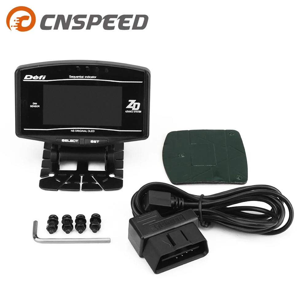 Индикатор уровня топлива Универсальный Defi12V OBD2 Hud многофункциональный цифровой