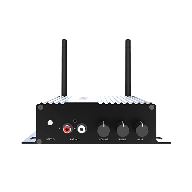 SA100 WiFi and Bluetooth Amplifier Wireless Audio Receiver with Optical Subwoofer HiFi Multi-room Airplay Spotify Free APP SA100 WiFi and Bluetooth Amplifier Wireless Audio Receiver with Optical Subwoofer HiFi Multi-room Airplay Spotify Free APP