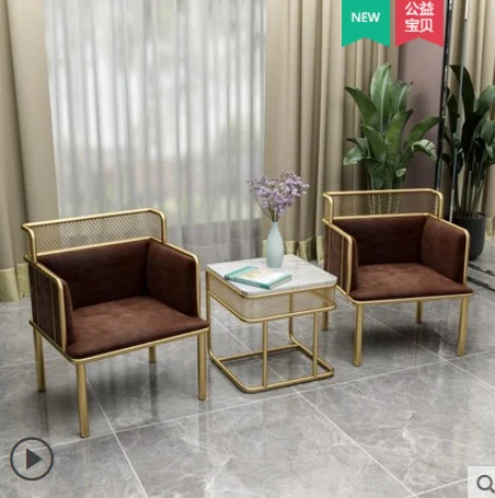 

Nordic tie yi single sofa chair contracted sitting room bedroom balcony hotel clothing store leisure small sofa