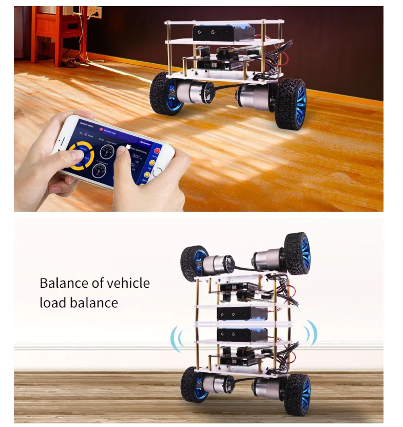 Yahboom arduino bluetooth с открытым исходным кодом программируемый умный баланс автомобиля STM32 DIY Интеллектуальный робот комплект MCU самобалансирующийся RC автомобиль