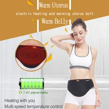 USB Электрический согревающий пояс массаж спины инфракрасный поддержив поддерживающий пояс для талии грелка для облегчения боли живота тепловая подушка
