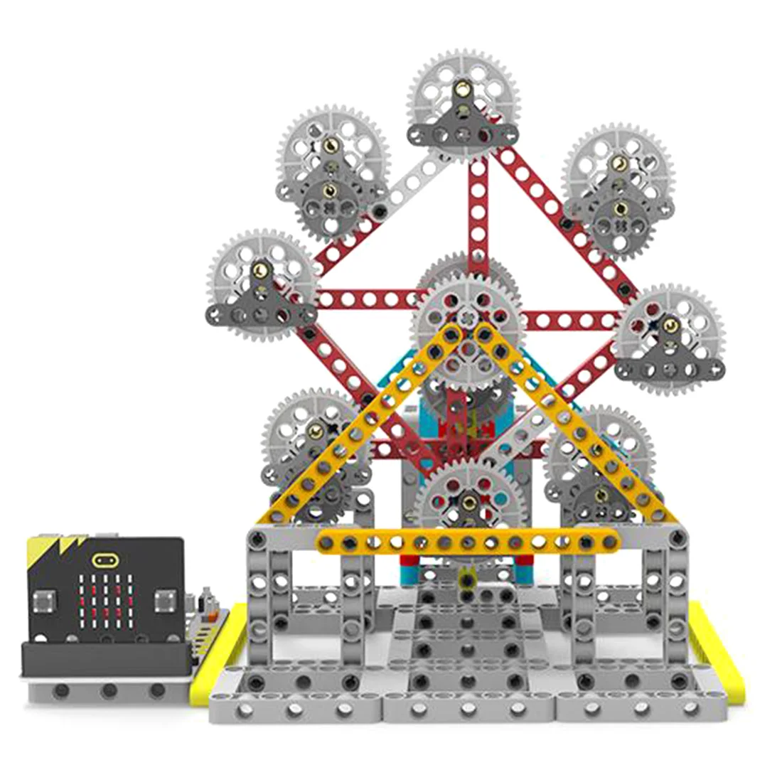 buy  With Micro:Bit Programmable Toy Building Block DIY Smart Ferris Wheel Kit Programable Toys For Men 