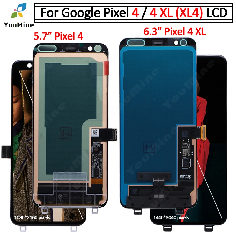 

For Google Pixel 4 pixel4 XL LCD Display Touch Screen Digitizer G020 G020I Assembly For Google Pixel 4XL pixel XL4 LCD Replace