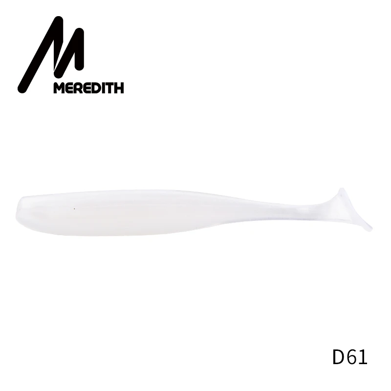 MEREDITH Easy Shiner, рыболовные приманки, 5 см, 7,5 см, 10 см, 13 см, силиконовые приманки, Товары для рыбалки, Морская рыбалка, плавающая приманка, воблеры, искусственные - Цвет: D61