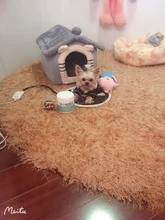 Bed-Mat Basket Kennel Sofa Dog-House Cat-Nest Puppy Cave Foldable Small Chihuahua Pet-Products