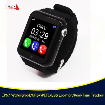 

IP67 Waterproof Smart Kid Student GPS Ttrack Location Anti-Lost Monitor Camera Watch Bluetooth Phone Wristwatch for IOS Android