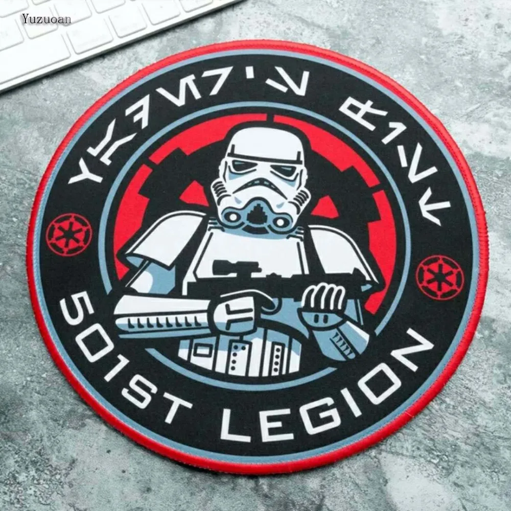 Игровой коврик для мыши Yuzuoan Star Wars креативный из фильма Звездные войны утолщенный