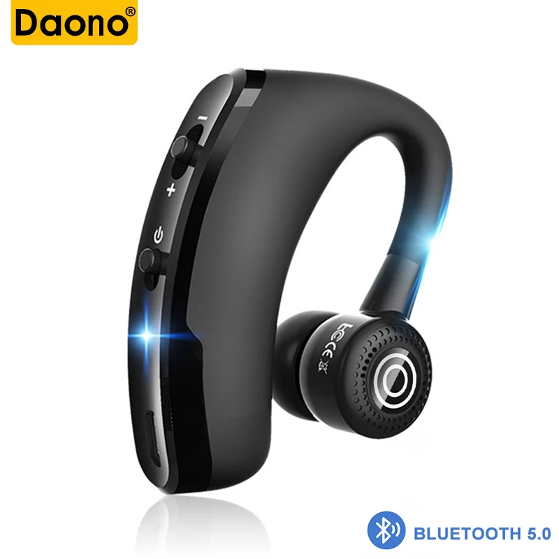 

New V9 Handsfree Wireless Bluetooth Earphones Noise Control Business Wireless Headphone Bluetooth Headset with Mic for Driver
