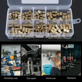 

150 Pcs M3 Brass Threaded Heat Set Insert Plastic 3D Printing Metal Nut Supplies Widely used in the machinery industry for home