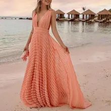 Оранжевое длинное платье с глубоким v-образным вырезом, женское элегантное сексуальное осеннее платье с открытой спиной, женское вечернее платье, облегающее и расклешенное, Vestidos Femme