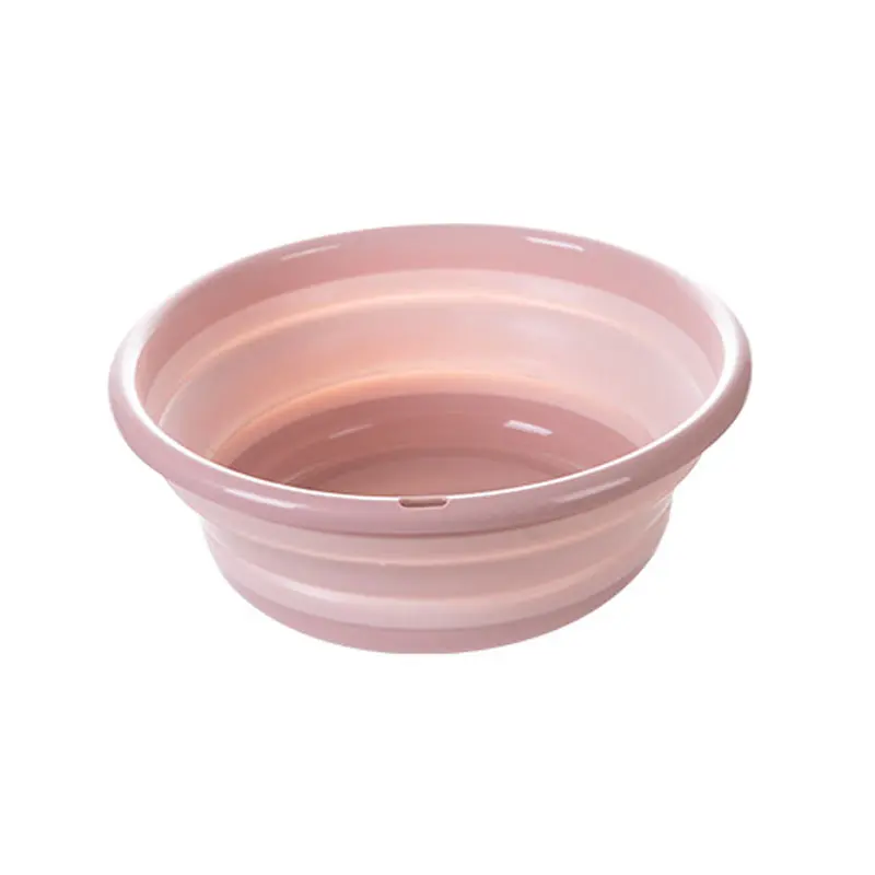 Portable Folding Bucket Purple Beige 1PC Blue Foldable Basin Tourism Plastic Pink Outdoor
