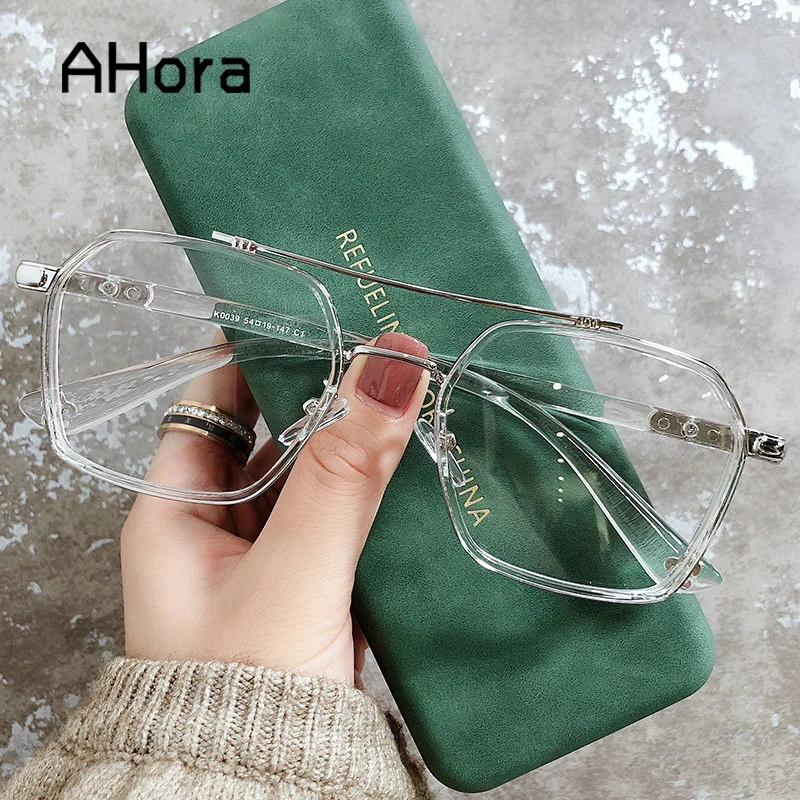 Ahora Ретро антибликовыми свойствами светильник очки металлическая оправа
