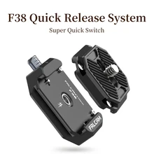 Ulanzi falcam f38 cardan universal arca swiss placa de liberação rápida braçadeira interruptor rápido para câmera dslr tripé cardan acessórios