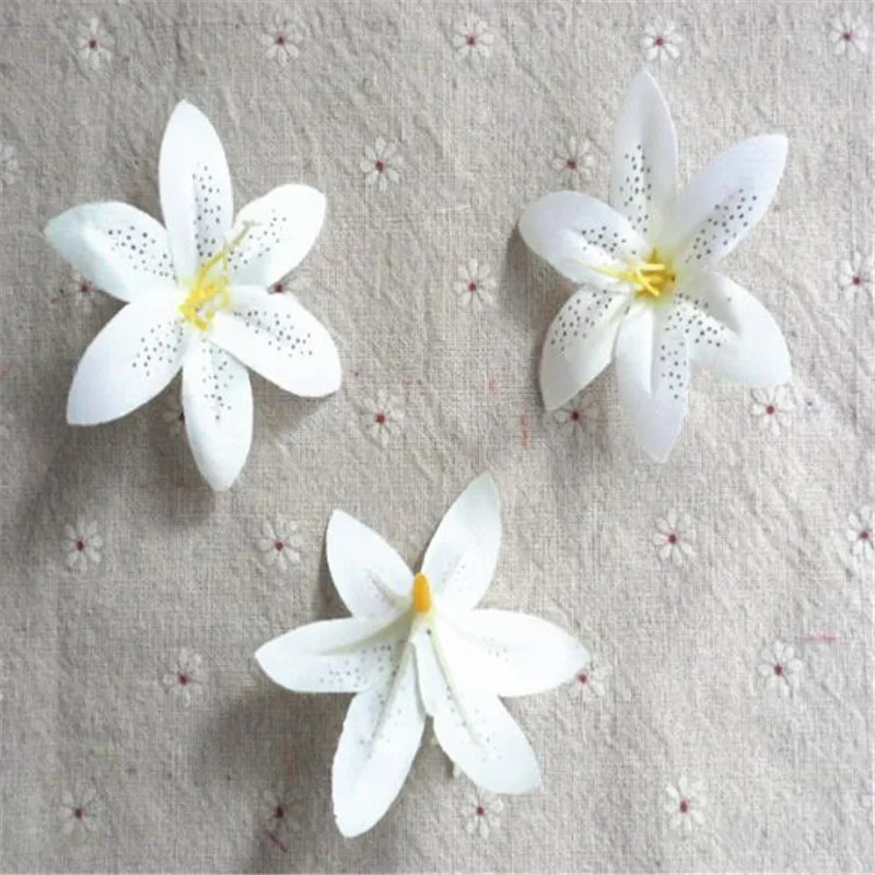 48P поддельные головки цветка Morning Glory диа. 7,5 см/2,9" Искусственные цветы для DIY свадебный веночек браслет шпилька аксессуары
