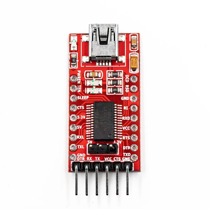 Последовательный преобразователь FTDI FT232RL USB в TTL 1 шт. модуль адаптера 5 В и 3 для