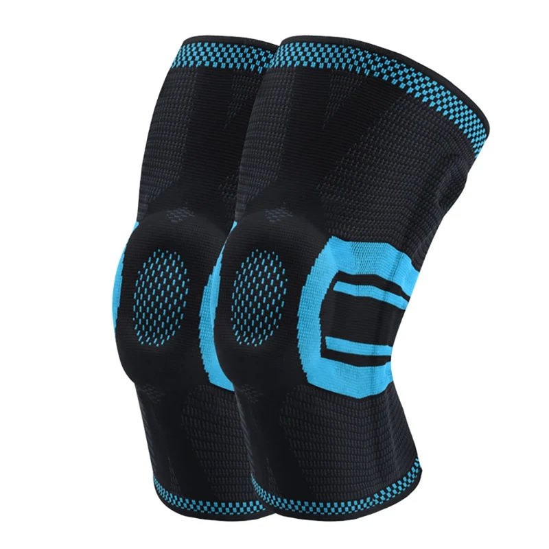 1pc Knee Pad Sleeve Breathable Knitted Compression Leg Warmer Patella Protector Outdoor Gym Fitness Sportswear Accessories
