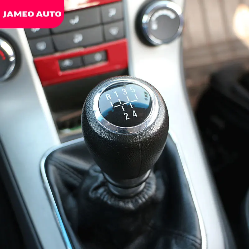 Jameo Auto 5 / 6 Speed Manual Car Gear Head Shift Knob Shifter Lever Head for Chevrolet Chevy Aveo Lova Cruze Accessories Parts Jameo Auto 5 / 6 Speed Manual Car Gear Head Shift Knob Shifter Lever Head for Chevrolet Chevy Aveo Lova Cruze Accessories Parts