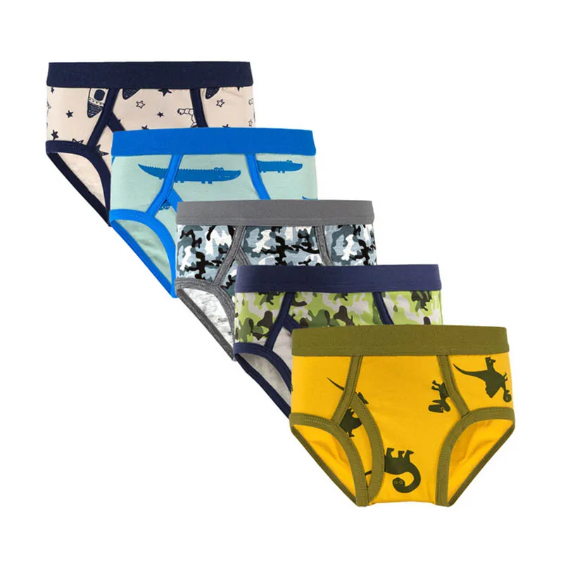 

New children's underwear boy triceratops sold well in 5 pieces For 2-12yearBaby Panties Kawaii Panty Briefs Underpants NK002