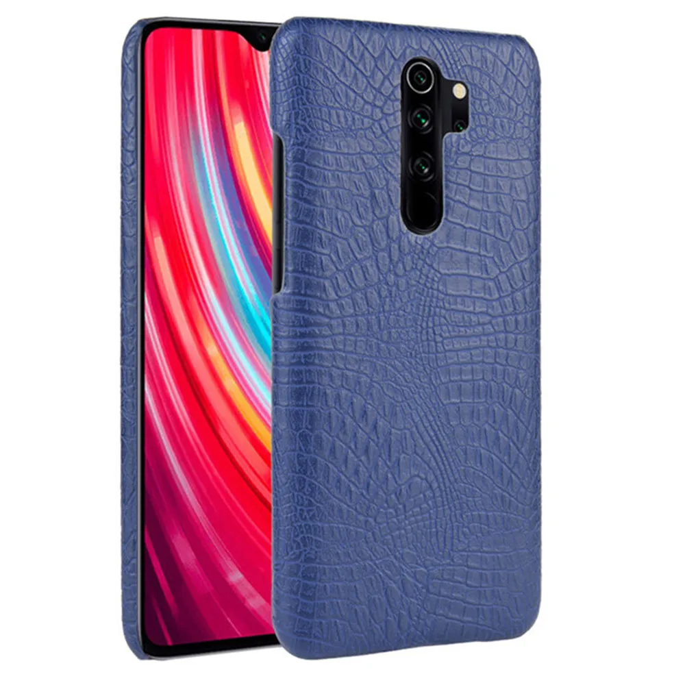 Crocodile Leather Case For Xiaomi Redmi Note 8T 8 7 Pro Hard Back Cover For Xiaomi Mi 9 Lite Note 10 9T Pro Redmi K30 K20 8A 7A xiaomi leather case chain