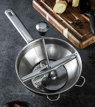 

Stainless Steel Rotary Food Mill Great for Making Puree or Soups of Vegetables Tomatoes Creative Home Kitchen Tools