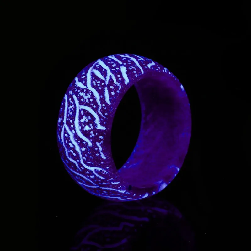 

2019 Stylish Trendy Summer Fluorescent Ring Jewelry Night Creative Design Gift Unisex Accessories Anillo Luminoso Dropshipping20