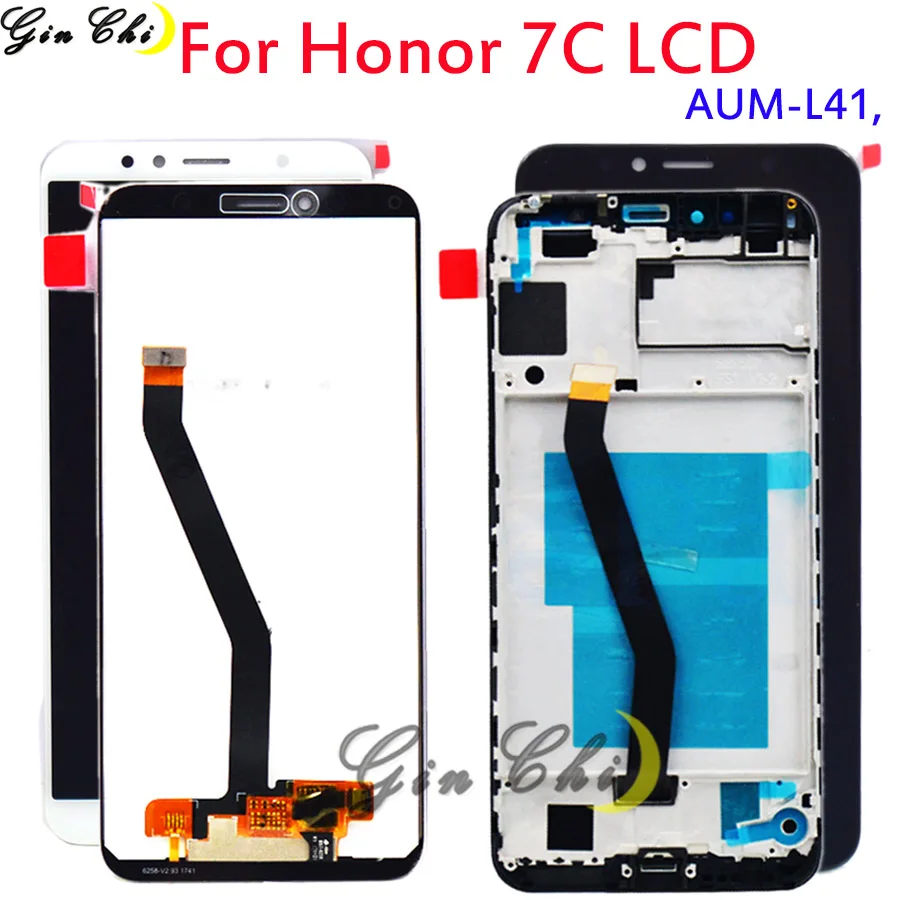 Для huawei Honor 7C ЖК-дисплей для Honor 7C ЖК-дисплей с рамкой для huawei Enjoy 8 ЖК-AUM-L41, LND-L29 запчасти для замены