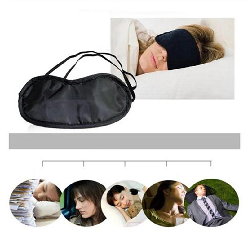 1pc Cute Eye Aid Travel Rest Eye Cover Sleeping Mask Aviation Sleep Mask Unisex Portable Elastic Bandage